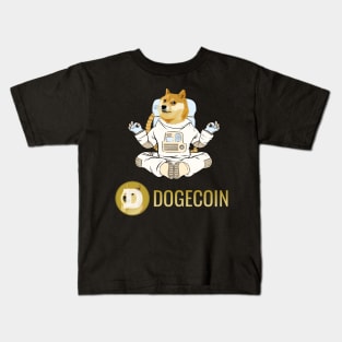 Dogecoin coin Crypto coin Cryptocurrency Kids T-Shirt